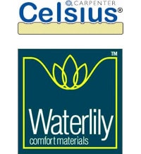 Pianka termoelastyczna Celsius-Waterlily® w materacach SleepMed