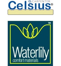 Pianka termoelastyczna Celsius-Waterlily® w materacach SleepMed